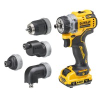 Dewalt DCD703L2T-GB 12V XR Brushless 4 x Multi-Head Drill Driver 2 x 3.0Ah £219.95